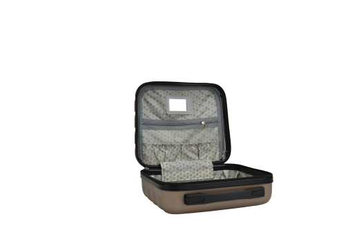 ABS Beautycase en trolley Champagne
