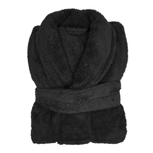 Badjas Wellsoft Zwart