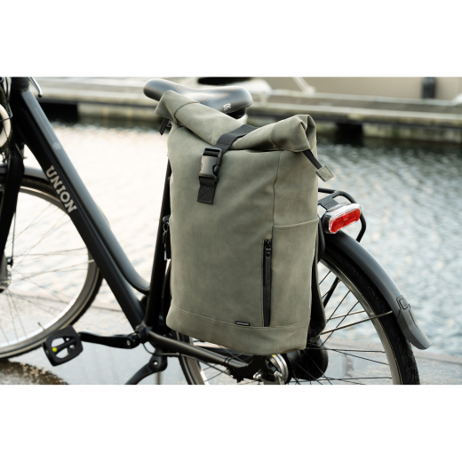 Nubuck Fiets Rugtas Groen