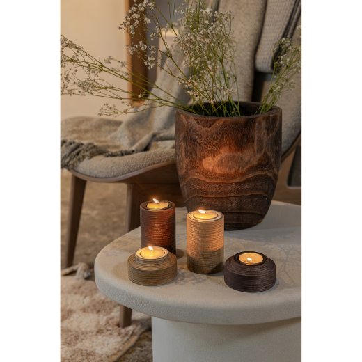 Theelichthouder Teun Bruin Small