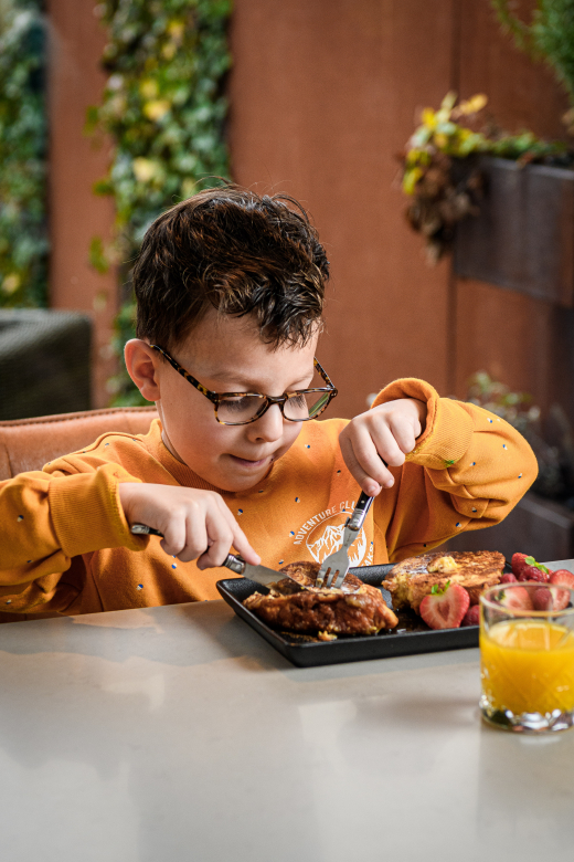 Mini couvert zwart 12 delig