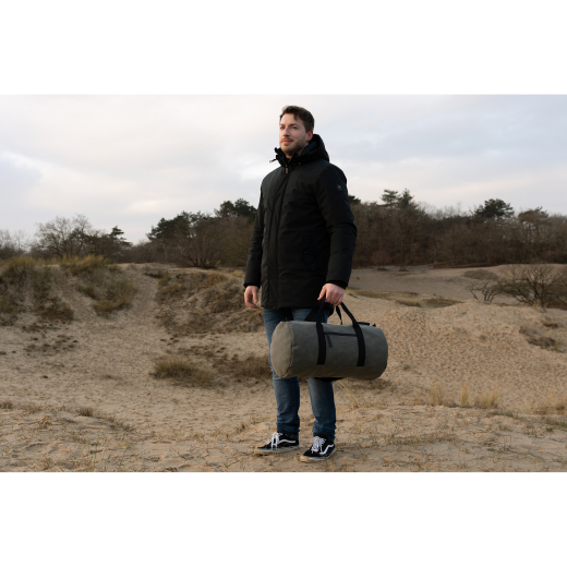 Nubuck Duffeltas Groen