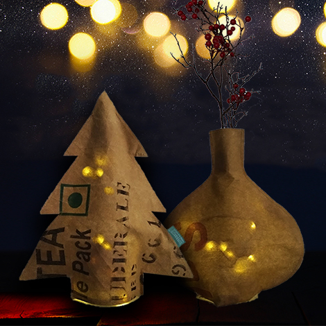 Bottle Vase X-mas