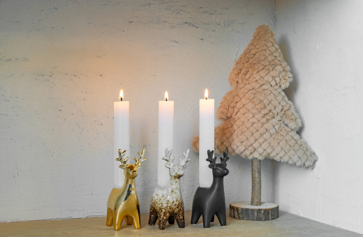 JENS Living Rendier Kandelaar Goud