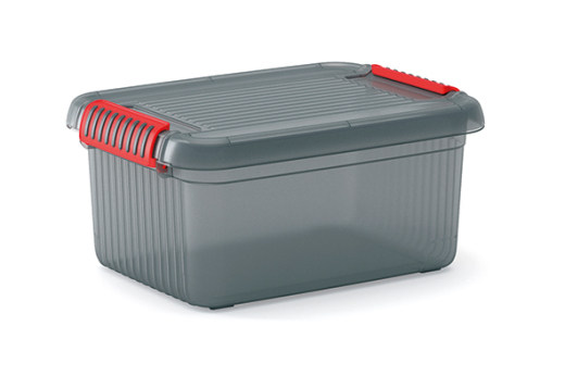 K latch opbergbox S GRIJS 14L 39X29XH18CM