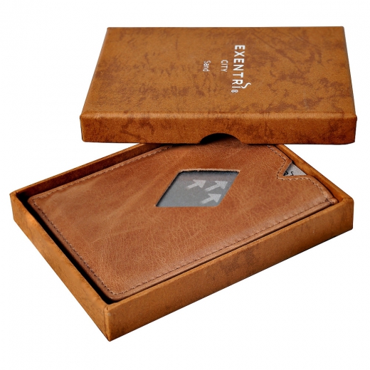 Exentri city kaarthouder zand