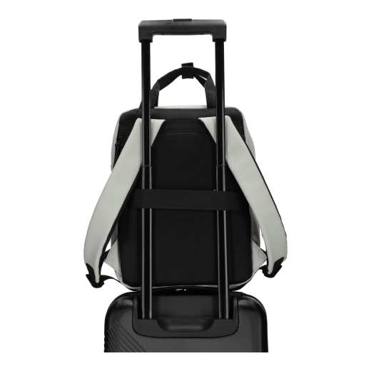 Dull PU Rugtas Grijs