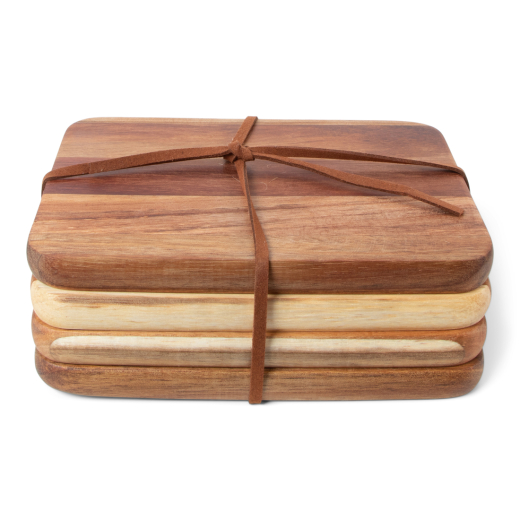 Acacia Serveerplankjes set van 4