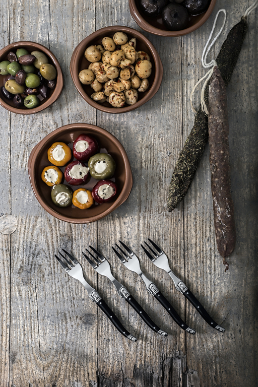 Laguiole taartvorken zwart