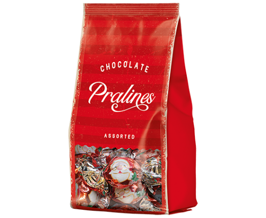 Bonbons Kerstman Assorti Gevuld 100 gram