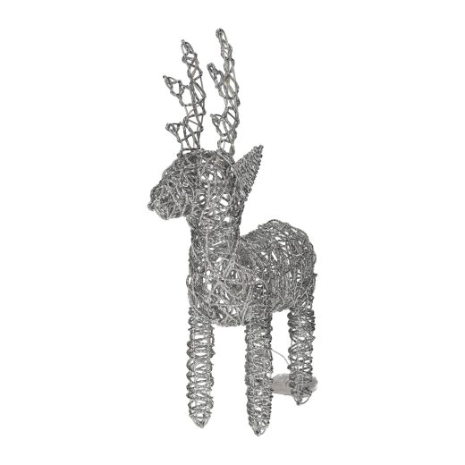 LED Rendier Zilver Large