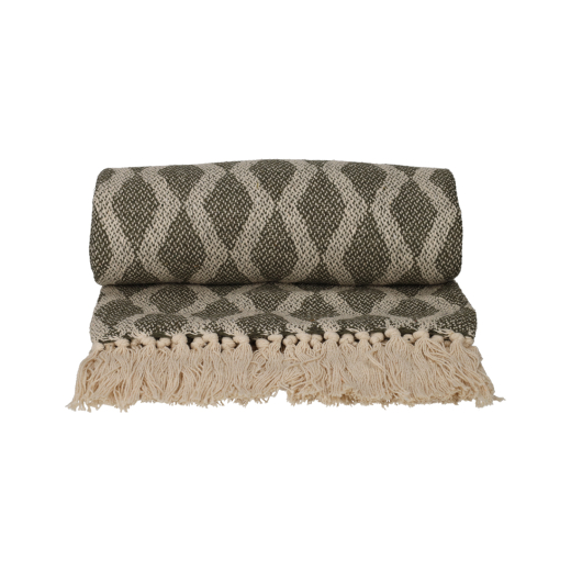 Basic Recycled Cotton Plaid Groen