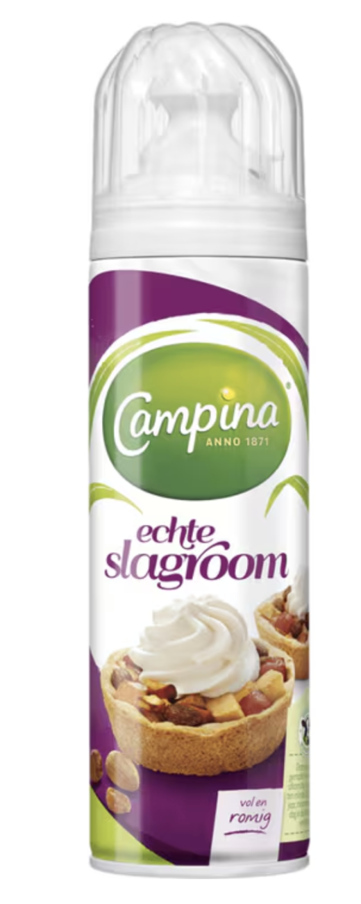 Echte slagroom 250 gram