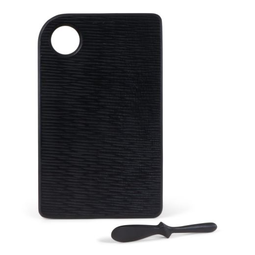 Mango Boterbord Met Mes Zwart