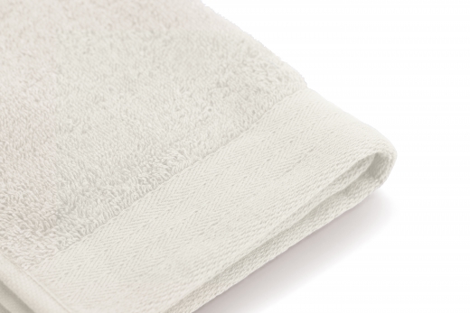 Gastendoekje soft cotton terry kiezel grijs