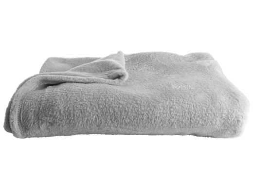 Fleece Plaid 125x150cm Grijs