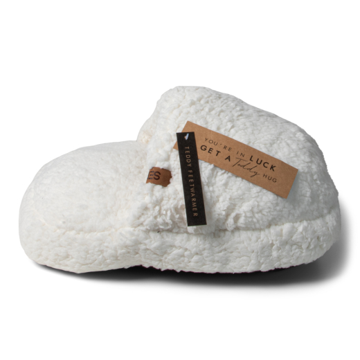 Teddy Voetenwarmer Wit