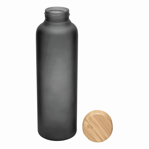 Waterfles glas & bamboe 500ml