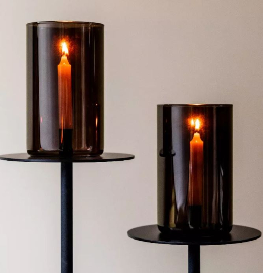 Windlicht met 3 kaarsen