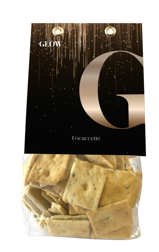 Focaccette zwarte olijven