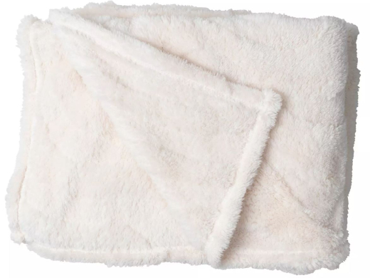 Plaid 130 x 160 cm beige