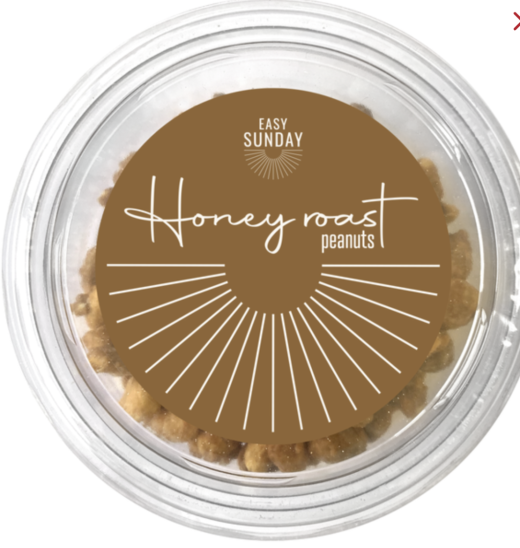 Honey roasted peanuts in cup 150  gram
