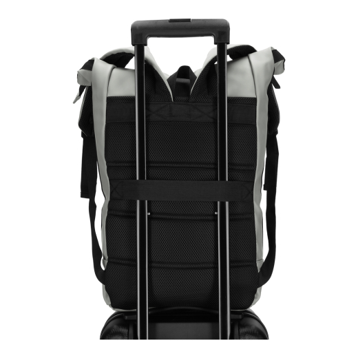 Dull PU Rol Rugtas 2.0 Grijs