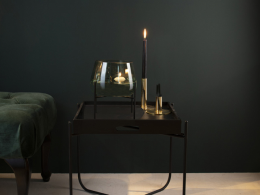 Glazen vaas met standaard ø17,5cm