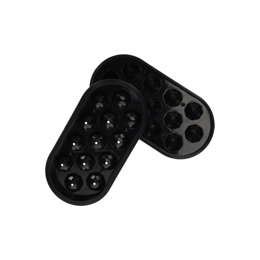 IJsblokjesvorm Diamant Zwart