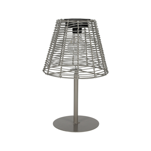 Solar Tafellamp Liv Grijs
