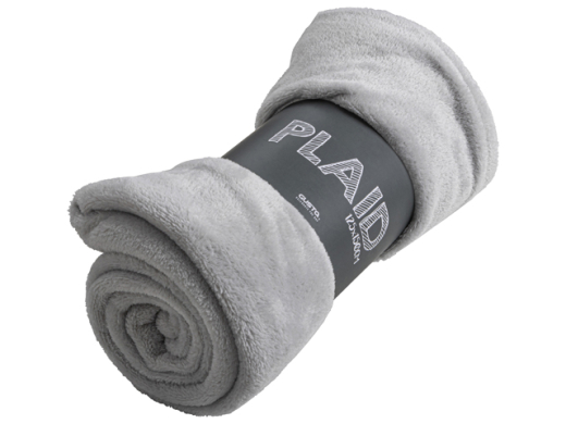Fleece Plaid 125x150cm Grijs