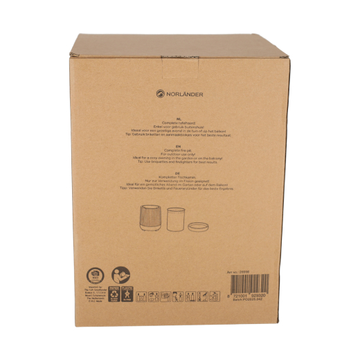 Vuurkorf Nolby Zwart