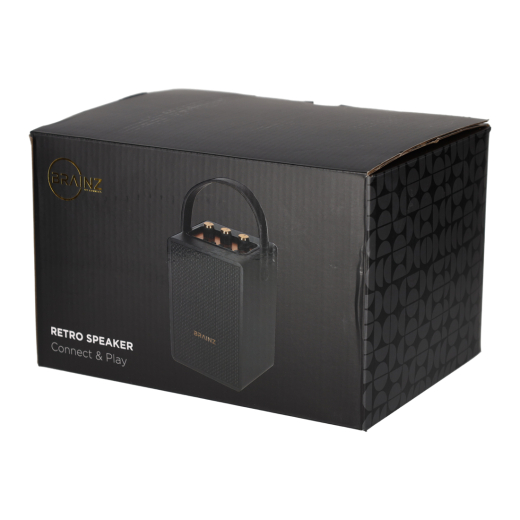 Retro Speaker Zwart