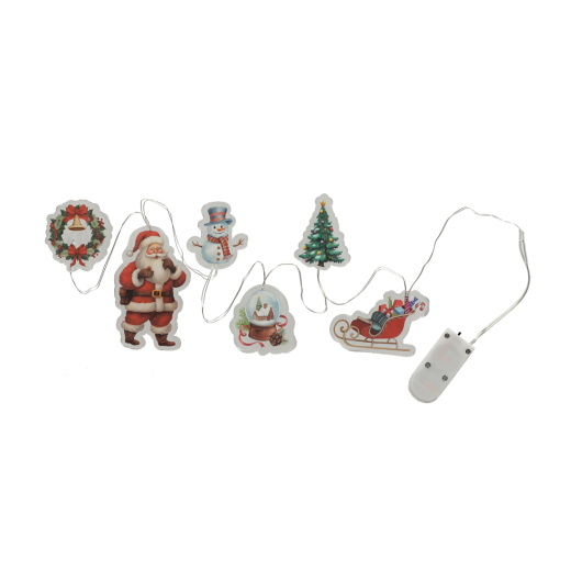 LED Raamsticker Slinger Kerst