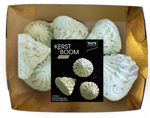 Kerstboom meringues