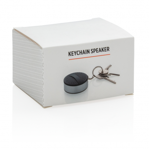 Keychain wireless speaker, black