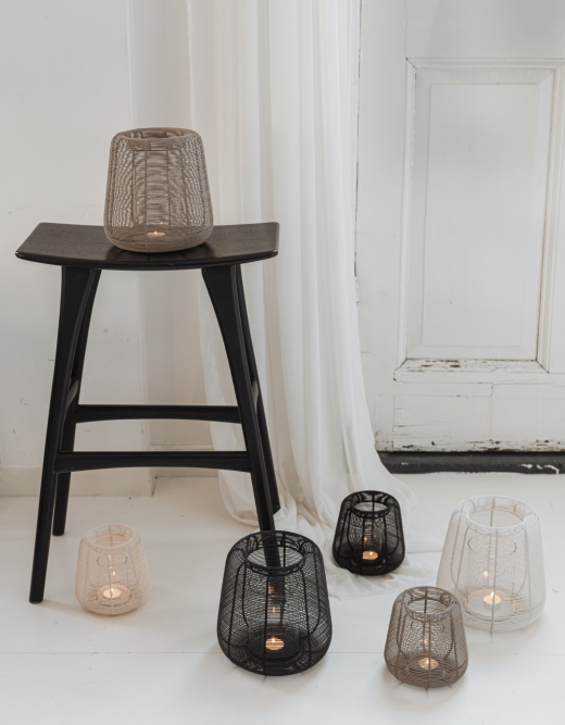 Lantaarn Sil Wit Large