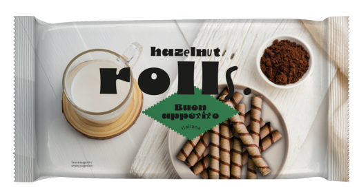 Rolls hazelnut
