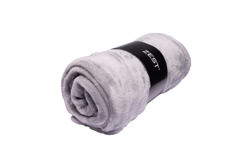 Fleeceplaid Flanel Lichtgrijs 130x170 cm