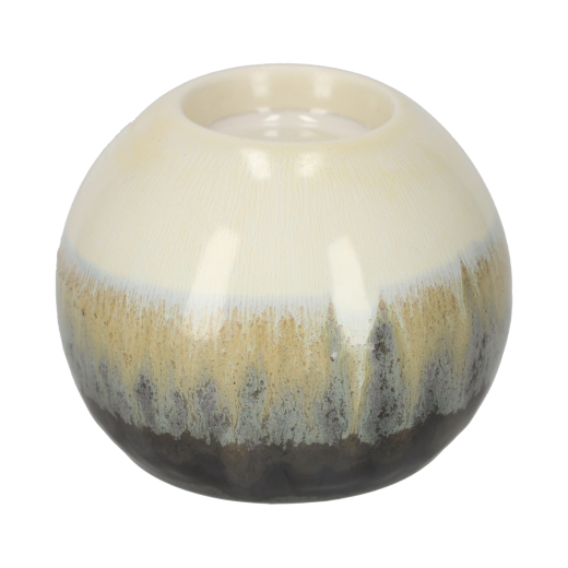 Ronde Theelichthouder Bodhi Wit