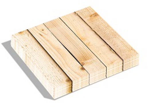 Dutch design servet woodstack 33x33 cm.