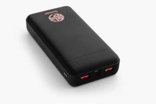 Powerbank 20.000mAh Fast Charge Black