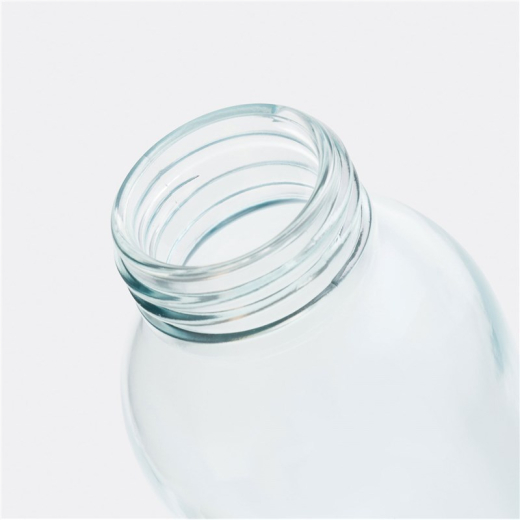 Glazen drinkfles take smart