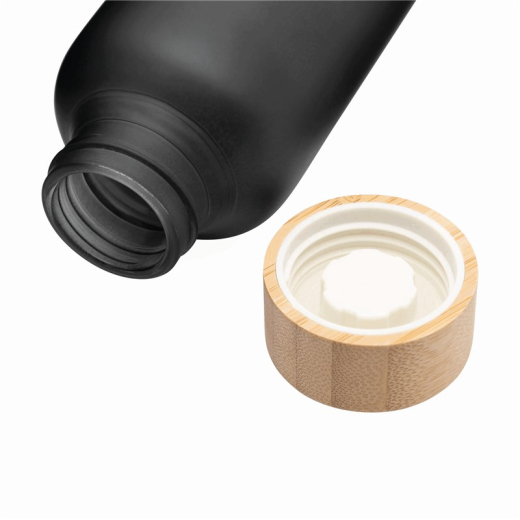 Waterfles glas & bamboe 500ml