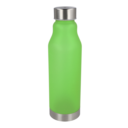 Rpet fles mat 600 ml groen