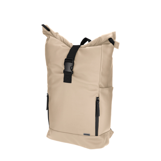 Dull PU Fiets Rugtas Eco Lining Taupe