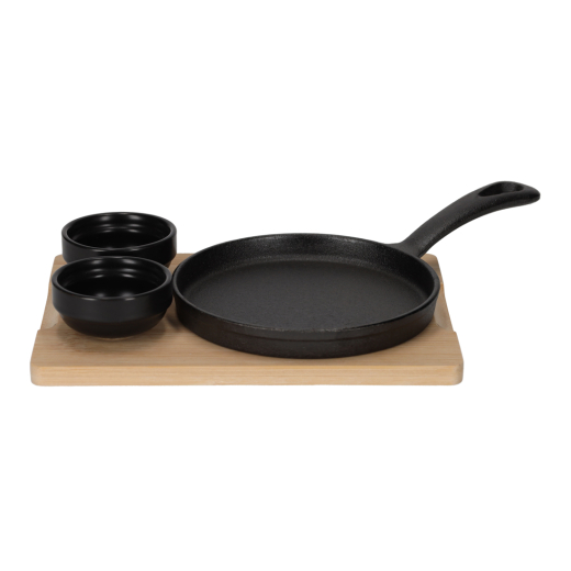 Gietijzeren Serveerset Rond