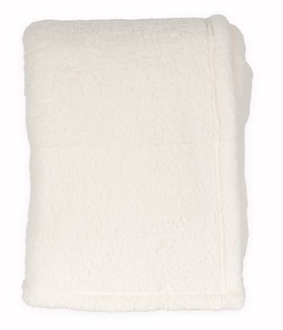 Sherpa Plaid XL Recycled ivoor