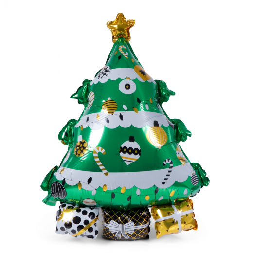 Folie Ballon Kerstboom Groen