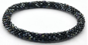 Roll on beaded bracelet black